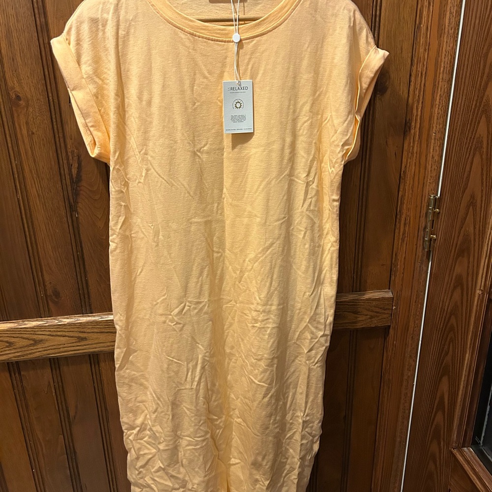 Helado Women's Orange Midi Dress